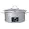 Betty Crocker 6-quart Oval Digital Slow Cooker, Sliver BC-4587S - alternate 1